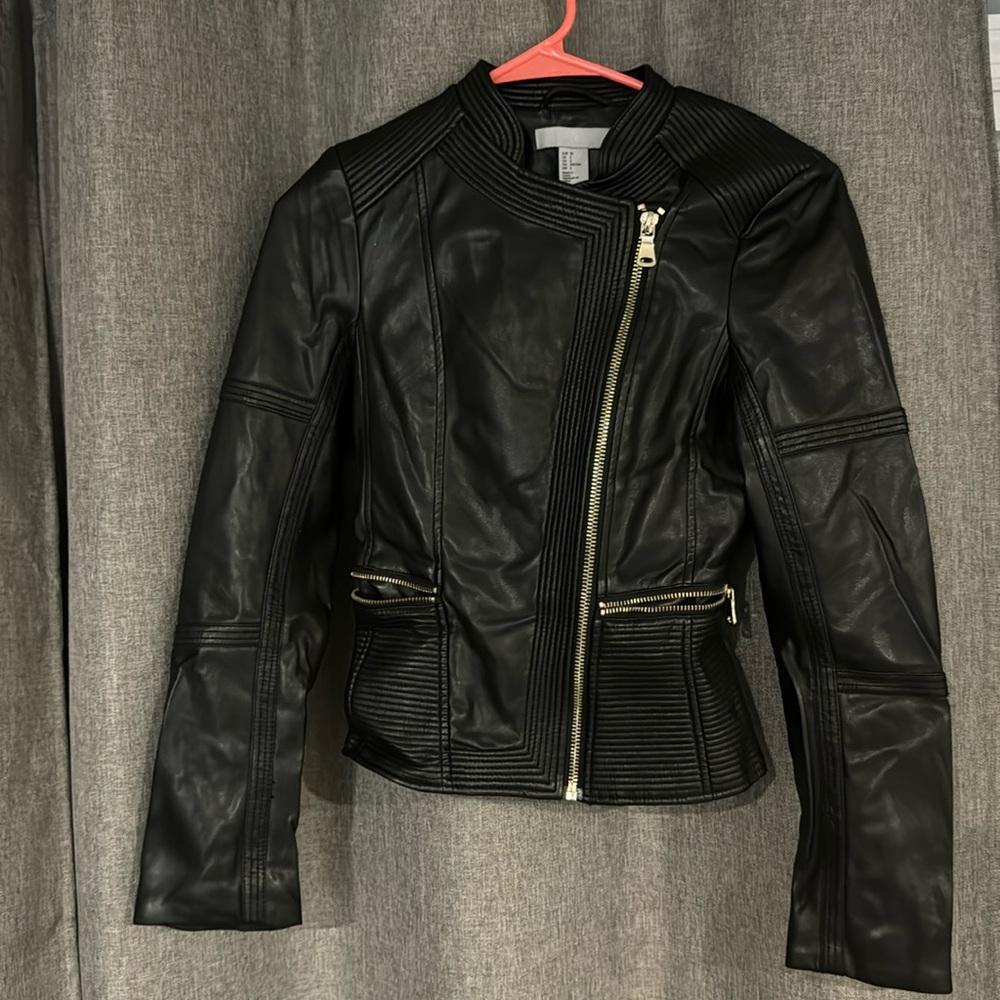 Pleather jacket h&m